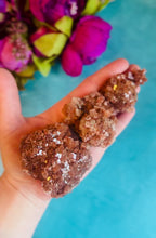 Load and play video in Gallery viewer, Aragonite Sputnik Cluster for Sale – Natural Starburst Crystal Specimen
