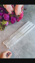 Load and play video in Gallery viewer, 14&quot; Large Selenite Sticks, Raw Selenite Log
