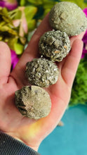 Load and play video in Gallery viewer, Disco Ball Pyrite, Planet Pyrite, Turkey Pyrite

