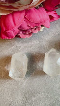 Load and play video in Gallery viewer, Clear Quartz Shapes, Ethically Sourced Crystals, Polished Quartz
