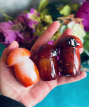 Load and play video in Gallery viewer, Carnelian Crystal Mushroom
