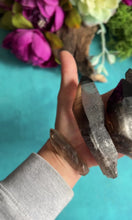Load and play video in Gallery viewer, Smoky Lumurian Quartz Points, Lemurian Seed Quartz

