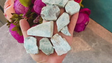 Load and play video in Gallery viewer, Bulk Rough Larimar Slabs

