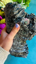 Load and play video in Gallery viewer, Gemmy Carborundum (Silicon Carbide) — Iridescent Crystallized Display Specimen
