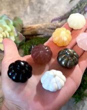 Load and play video in Gallery viewer, Cute Crystal Pumpkins, Halloween Decor, Fall Tabletop Decor
