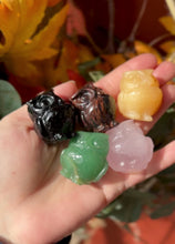 Load and play video in Gallery viewer, 3 CM Crystal Animals, Owls, Wolf, Axolotl
