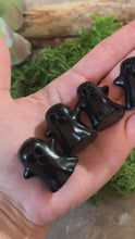Load and play video in Gallery viewer, Black Obsidian Crystal Ghost – Halloween Figurine, Halloween Decor
