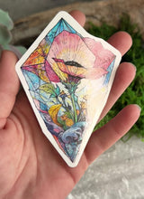 Load and play video in Gallery viewer, Bloom Within Sticker - Weatherproof Botanical Crystal Vinyl Bumper Sticker, Laptop Sticker,
