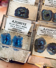 Load and play video in Gallery viewer, Raw Azurite Geode Pairs
