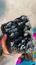 Load and play video in Gallery viewer, Gemmy Carborundum (Silicon Carbide) — Iridescent Crystallized Display Specimen
