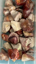 Load and play video in Gallery viewer, Tumbled Crazy Lace Agate from Arizona
