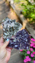 Load and play video in Gallery viewer, Lepidolite and Green Mica Slabs
