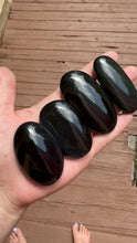 Load and play video in Gallery viewer, Rainbow Obsidian Palmstones
