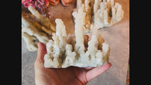 Load and play video in Gallery viewer, HUGE Chalcedony Quartz Stalactite Clusters, You Choose Piece!
