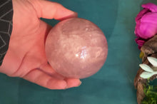 Load and play video in Gallery viewer, Collector Grade Star Rose Quartz Spheres
