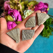 Load image into Gallery viewer, Pyrite Sun Pieces, Peruvian Pyrite Fragments
