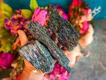 Load image into Gallery viewer, Rainbow Hematite, Silicon Carbide
