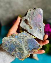 Load image into Gallery viewer, Rainbow Labradorite Crystal Slab
