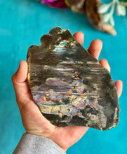 Load image into Gallery viewer, Rainbow Labradorite Crystal Slab
