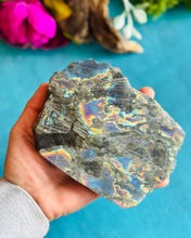Load image into Gallery viewer, Rainbow Labradorite Crystal Slab
