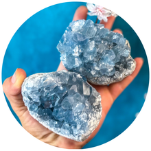 Load image into Gallery viewer, Large Ethically Sourced CELESTITE Clusters
