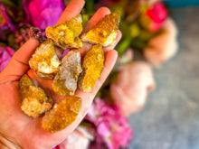 Load image into Gallery viewer, Golden Healer Spirit Quartz, Sunshine Cactus Quartz, Yellow Spirit Quartz, Ethically Sourced Crystals
