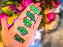 Load image into Gallery viewer, Uvarovite Garnet Specimens
