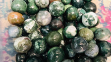 Load and play video in Gallery viewer, Tumbled Moss Agate
