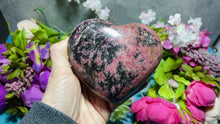 Load and play video in Gallery viewer, Rhodonite Heart
