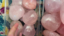Load and play video in Gallery viewer, Rose Quartz Heart Crystal
