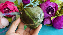 Load and play video in Gallery viewer, Green Opal Heart

