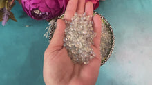 Load and play video in Gallery viewer, Rainbow AURA QUARTZ Crystal Chips, Bulk 1 Lb

