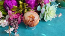 Load and play video in Gallery viewer, Druzy Carnelian Sphere
