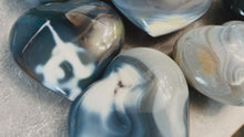 Load and play video in Gallery viewer, Orca Agate Heart
