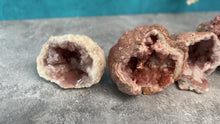 Load and play video in Gallery viewer, Pink Amethyst crystal Clusters
