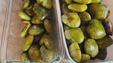 Load and play video in Gallery viewer, Small Green Opal Hearts, Ethically Sourced Crystals
