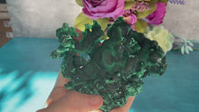 Load and play video in Gallery viewer, 5&quot; Fibrous Malachite
