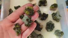 Load and play video in Gallery viewer, Raw Epidote Specimens from Pakistan, Epidot Crystals
