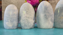 Load and play video in Gallery viewer, BLUE CALCITE Crystal Freeforms, Ethically Sourced Crystals

