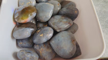 Load and play video in Gallery viewer, Small Blue Opal Hearts, also known as Peruvian or Andean Opal Heart
