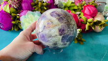 Load and play video in Gallery viewer, Chevron Amethyst Sphere
