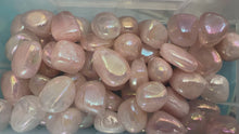 Load and play video in Gallery viewer, Tumbled AURA Rose quartz
