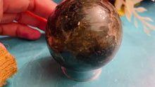 Load and play video in Gallery viewer, CUTE 2&quot; Labradorite Sphere, Ethically Sourced
