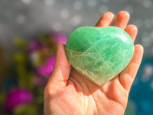 Load image into Gallery viewer, Green Fluorite Hearts, Mothers Day Gift
