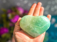Load image into Gallery viewer, Green Fluorite Hearts, Mothers Day Gift
