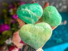 Load image into Gallery viewer, Green Fluorite Hearts, Mothers Day Gift
