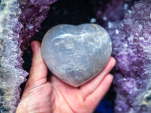 Load image into Gallery viewer, Ethically Sourced Lavender Rose Quartz Hearts
