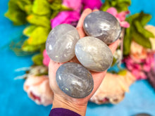 Load image into Gallery viewer, Ethically Sourced Lavender Rose Quartz Palm Stones
