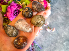 Load image into Gallery viewer, Shamanic Dream Stone, Polished Lodolite, Scenic Quartz, Garden Quartz
