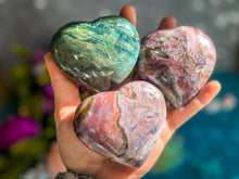 Load image into Gallery viewer, Ethically Sourced Ocean Jasper Hearts
